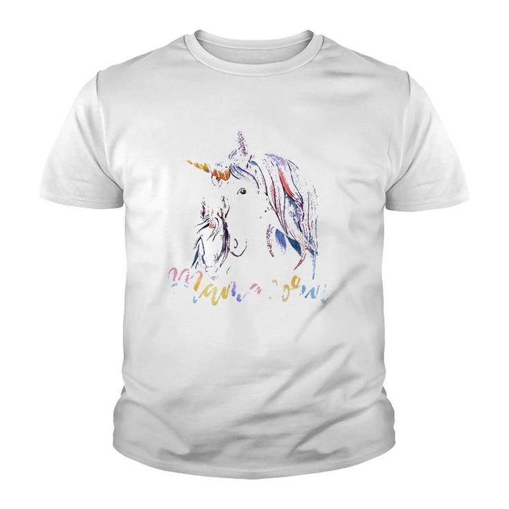 Mamacorn Mother's Day Unicorn Lover Youth T-shirt