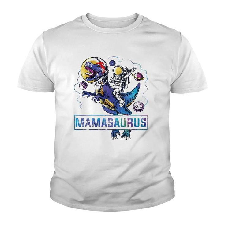 Mamasaurus The Astronaut Drivesrex Dinosaurs Mama Saurus Youth T-shirt