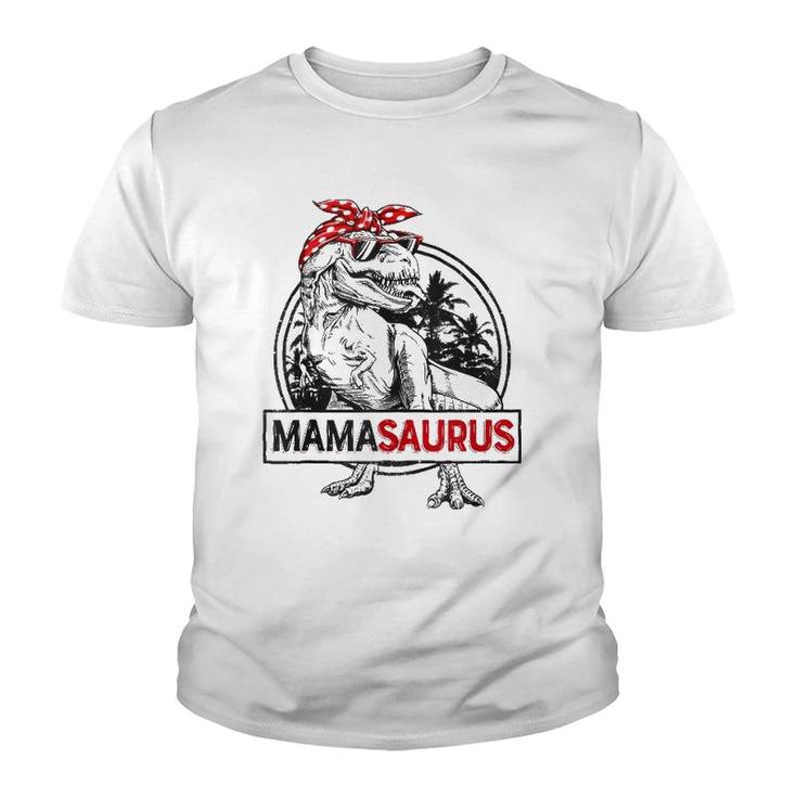 Mamasaurusrex Dinosaur Funny Mama Saurus Family Matching  Youth T-shirt