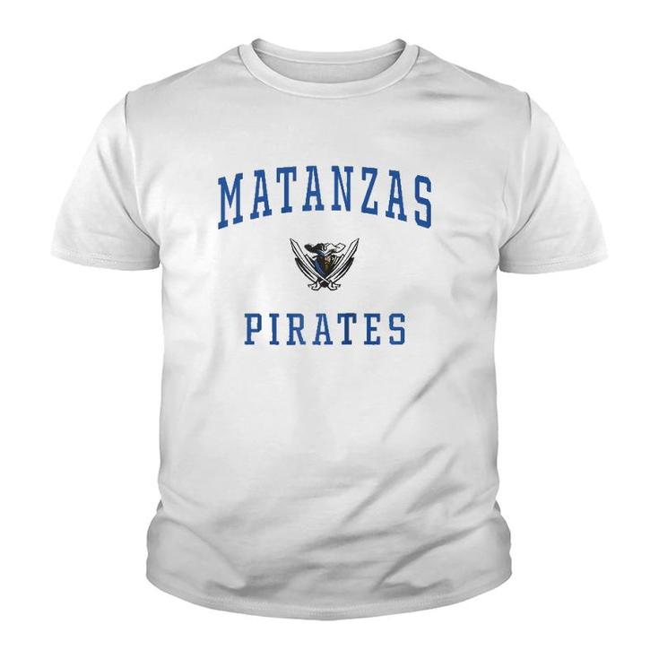 Matanzas High School Pirates Raglan Baseball Tee Youth T-shirt