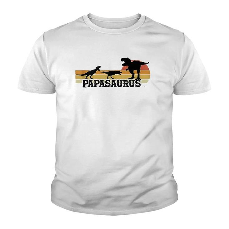 Matching Family Papasaurusrex Dinosaurs Papa Father's Day  Youth T-shirt