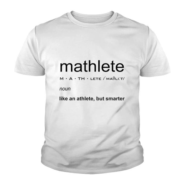 Mathlete Definition Youth T-shirt