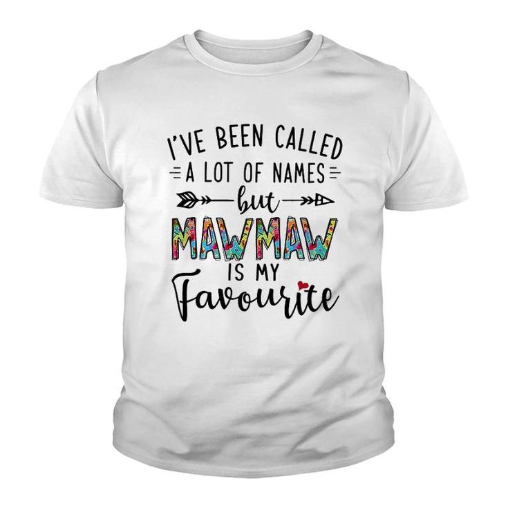 Mawmaw Is My Favourite Name Youth T-shirt