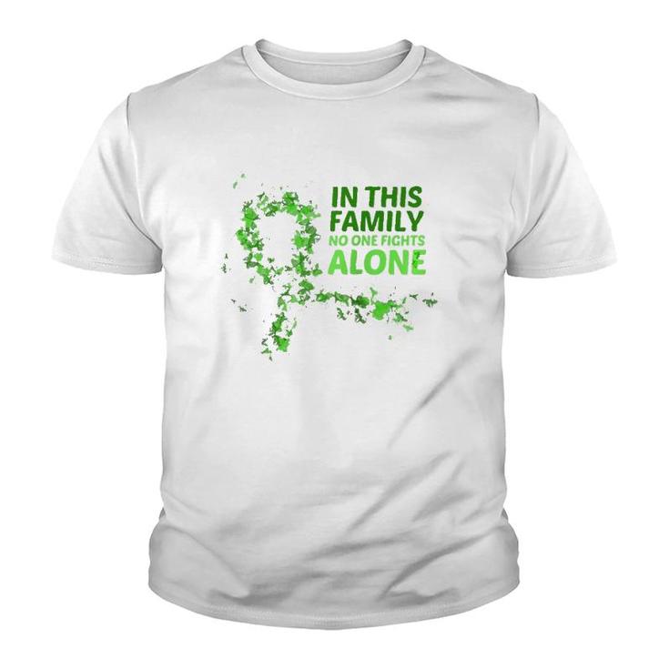 May Mental Health Awareness Month Green Ribbons Family Gift Raglan Baseball Tee Youth T-shirt