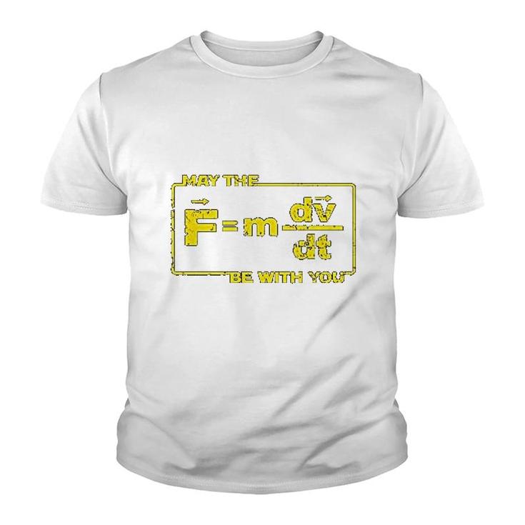 May The Force Star Equation Funny Space Youth T-shirt