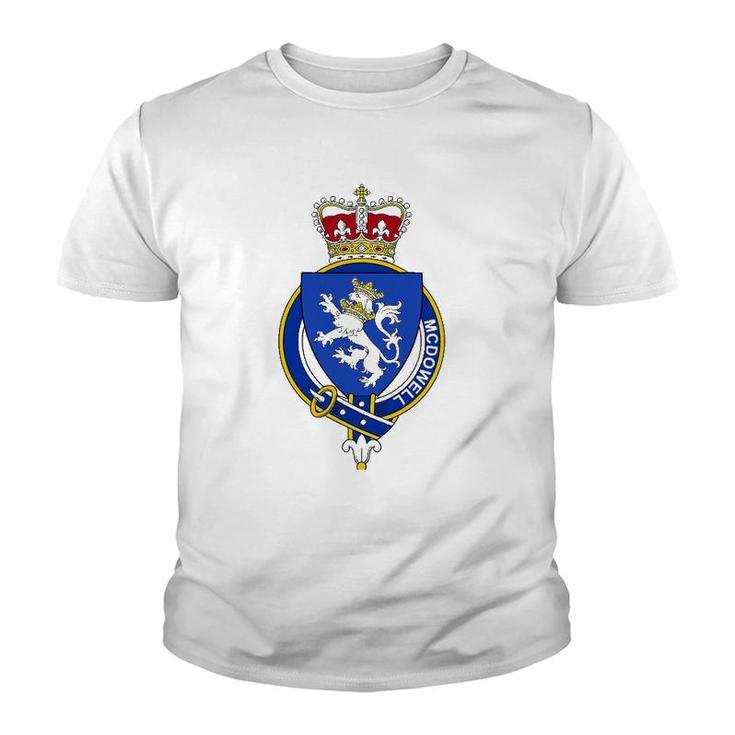 Mcdowell Coat Of Arms - Family Crest Youth T-shirt