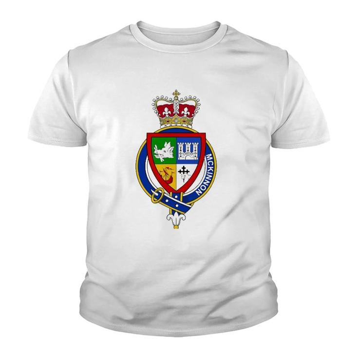 Mckinnon Coat Of Arms Family Crest Youth T-shirt