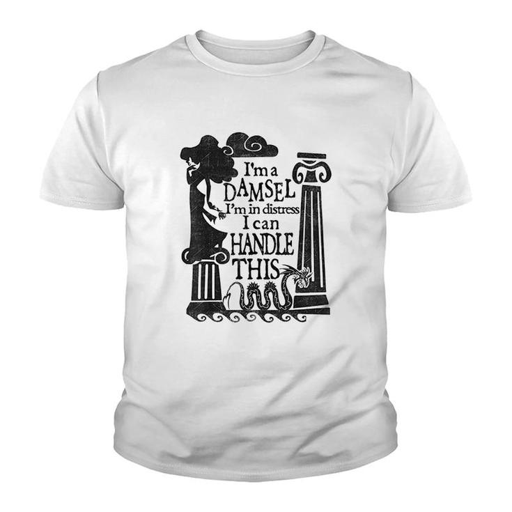 Meg Damsel Retro Quote Poster Youth T-shirt