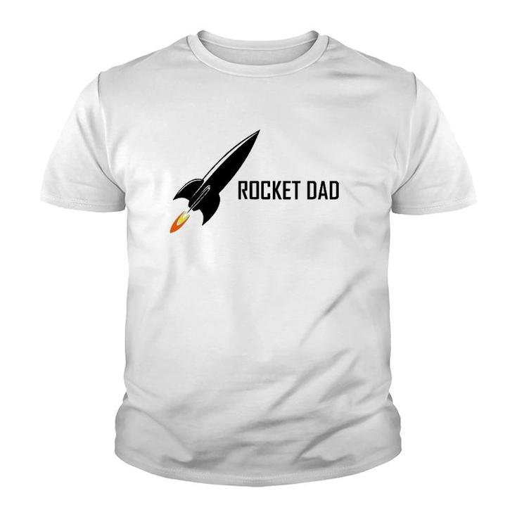 Mens Father's Day Rocket Dad Gift Youth T-shirt