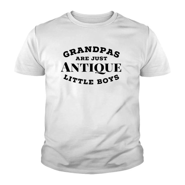 Mens Grandpas Are Antique Little Boys Father's Day Gift Youth T-shirt