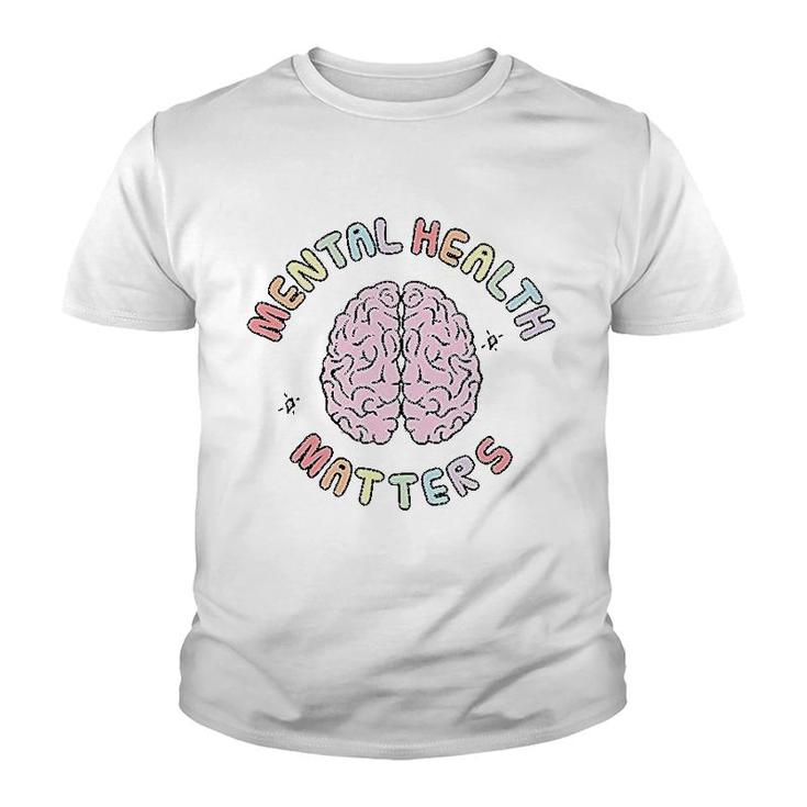 Mental Health Matters Awareness Youth T-shirt