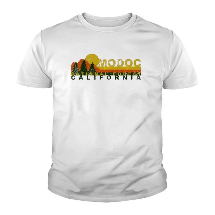 Modoc National Forest Vintage Retro  Youth T-shirt