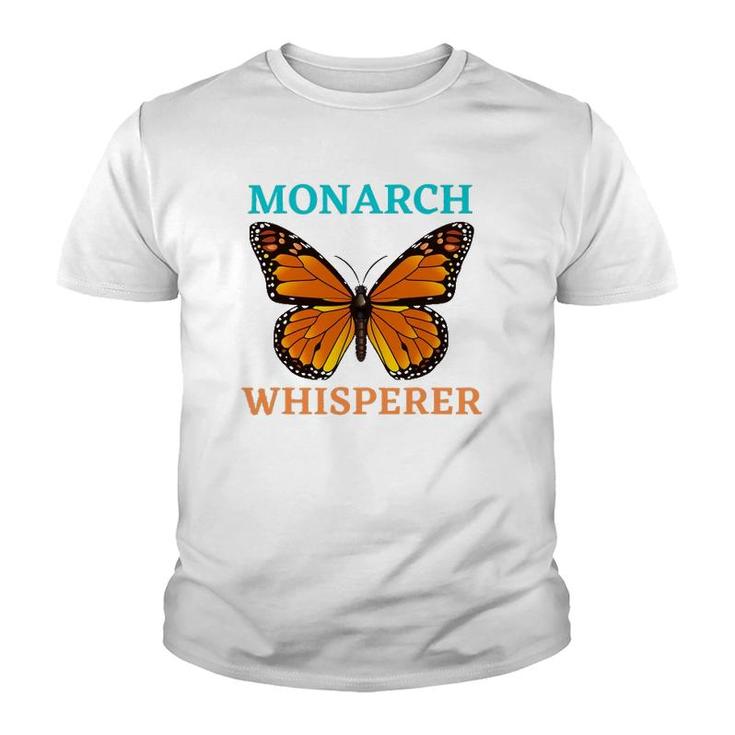 Monarch Whisperer Monarch Butterfly Youth T-shirt