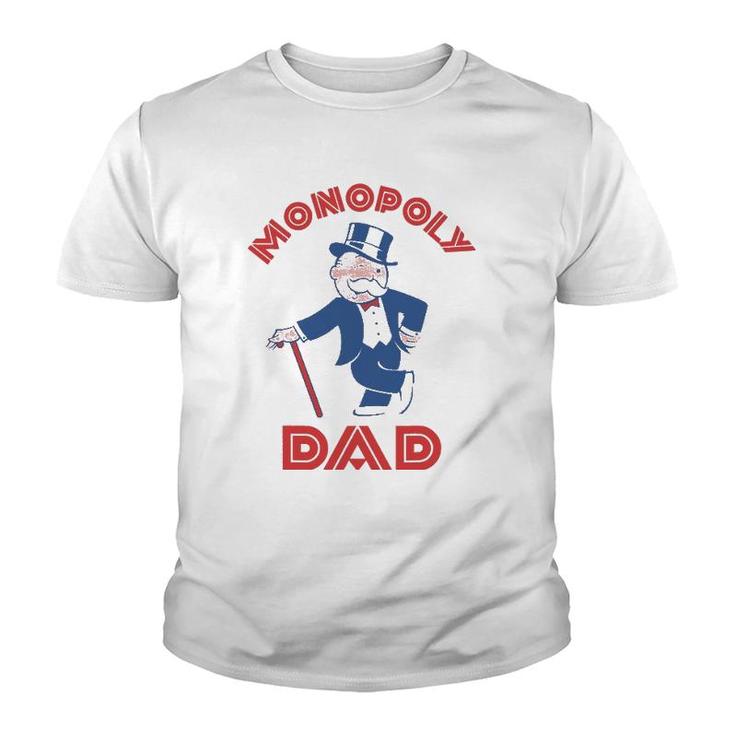 Monopoly Dad Father's Day Gift Youth T-shirt