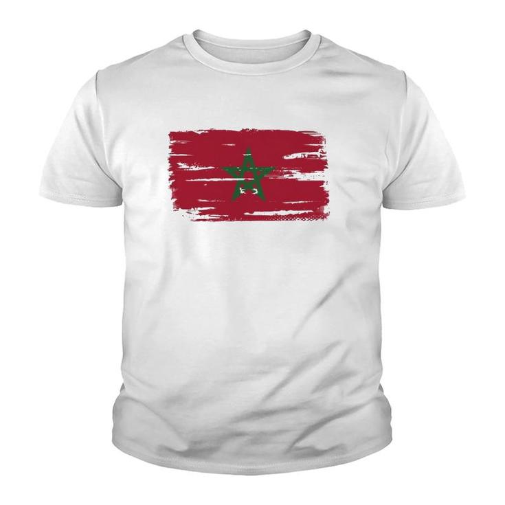 Morocco Moroccan Flag Youth T-shirt