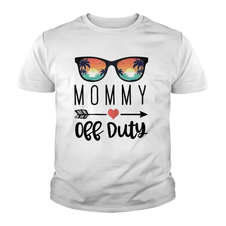 Mother Gift Sunglass Design Mommy Off Duty Youth T-shirt