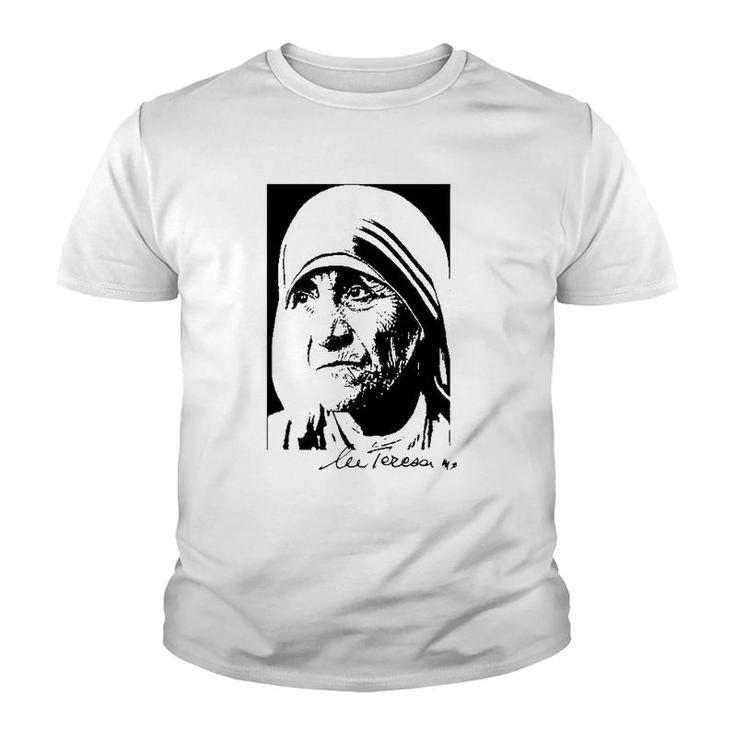 Mother Teresa De Calcutta Catholicism Youth T-shirt
