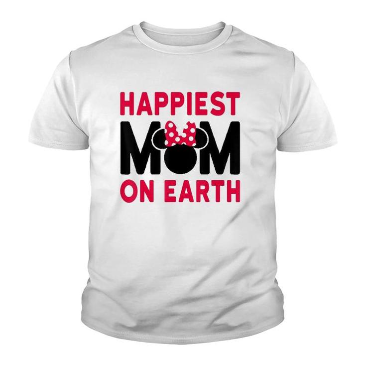 Mother's Day Happiest Mom Youth T-shirt