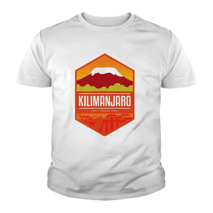 Mount Kilimanjaro Tanzania Africa Youth T-shirt