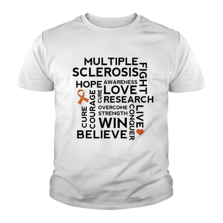 Multiple Sclerosis Ms Awareness Walk Youth T-shirt