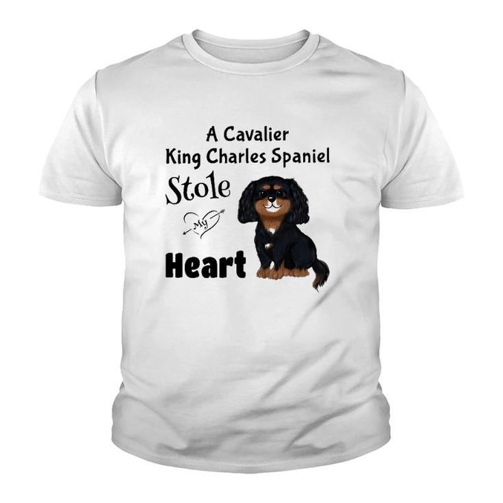 My Black And Tan Cavalier King Charles Spaniel Youth T-shirt