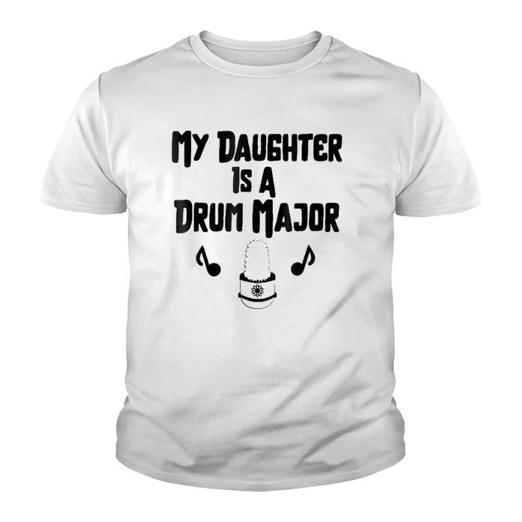 My Daughter Is A Drum Major Cool Band Graphic Youth T-shirt