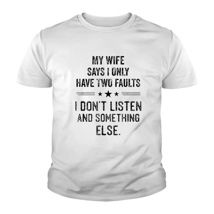 My Wife Gift For Men Funny Husband Gifts Youth T-shirt
