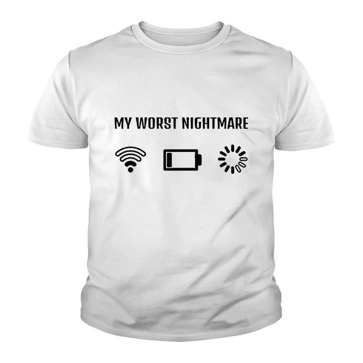 My Worst Nightmare Gaming Youth T-shirt