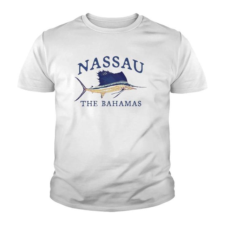 Nassau The Bahamas Sailfish Lover Gift Youth T-shirt