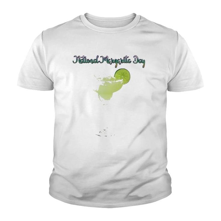 National Margarita Day Cocktail Lover Gift Youth T-shirt