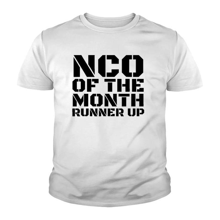 Nco Of The Month Runner Up  World's Okayest Nco Gifts Youth T-shirt
