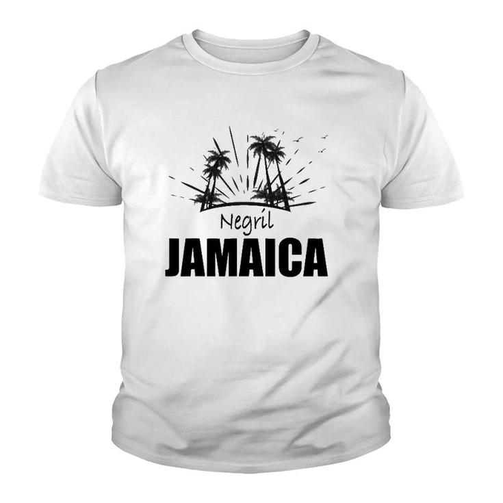 Negril Jamaica Souvenir Gift For Spring Break Youth T-shirt