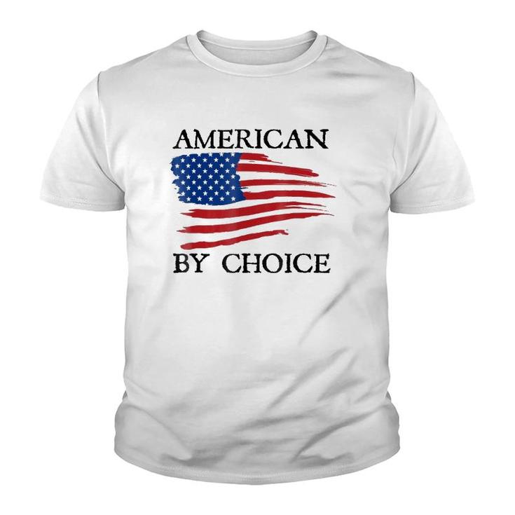 New Citizenship American By Choice Proud Citizen Youth T-shirt
