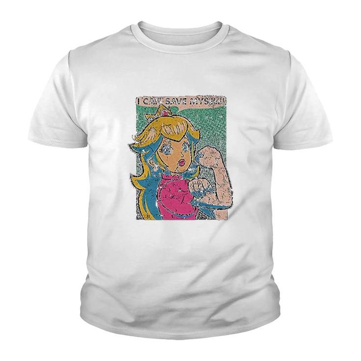 New Graphic Princess I Can Save Myself Youth T-shirt