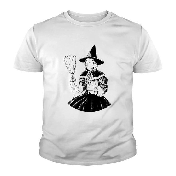 Old World Witch New World Problems Youth T-shirt
