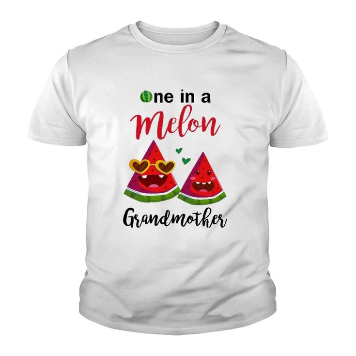 One In A Melon Grandmother Watermelonsummer Youth T-shirt