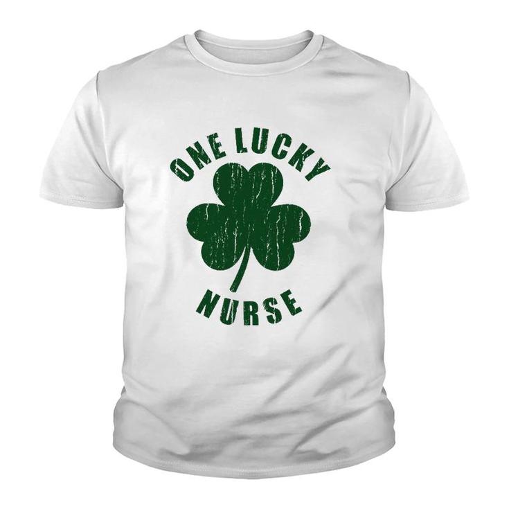 One Lucky Nurse Clover Happy St Patrick's Day  Youth T-shirt