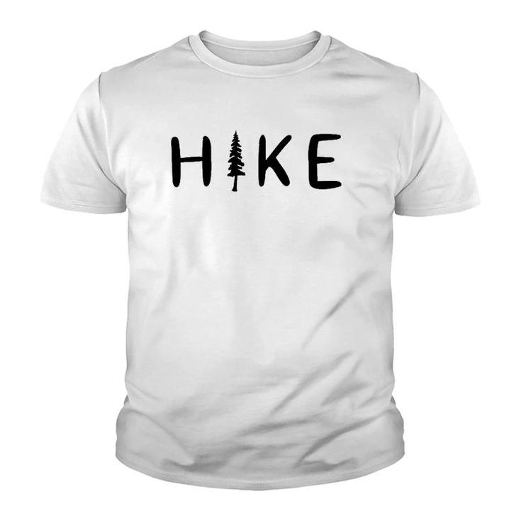 Outdoor Hike Pine Tree Youth T-shirt