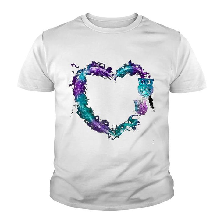 Owl Heart Youth T-shirt
