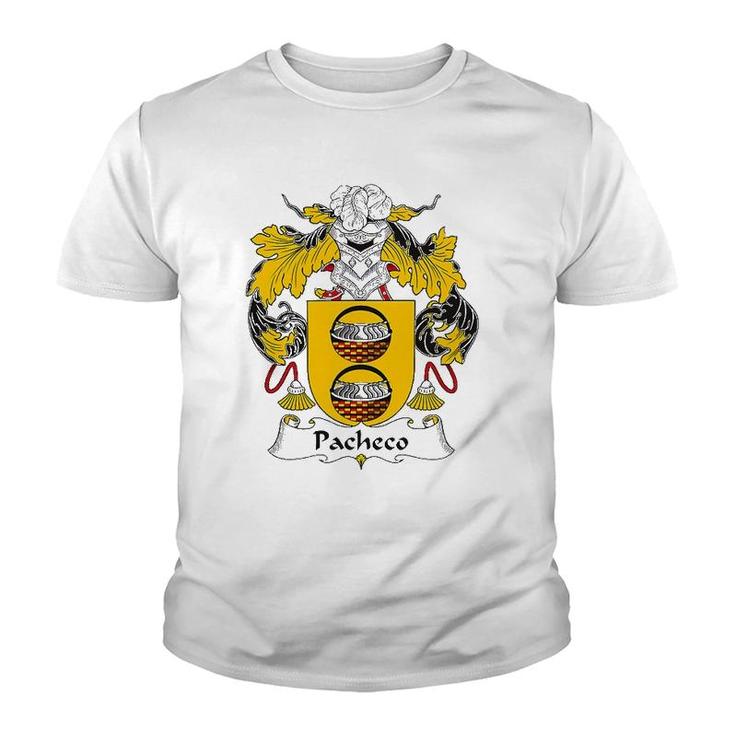 Pacheco Coat Of Arms Family Crest Youth T-shirt