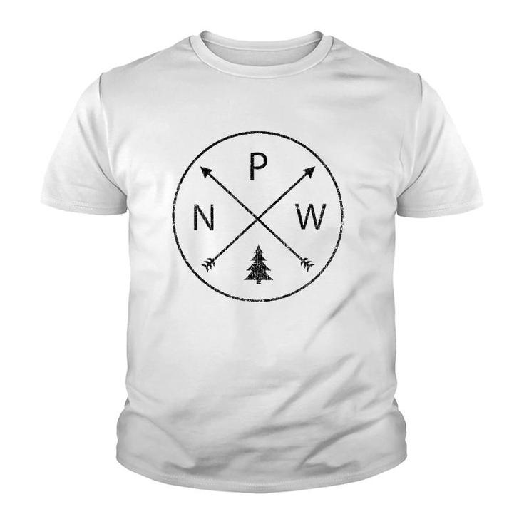 Pacific Northwest Arrows Pine Tree Pnw Youth T-shirt