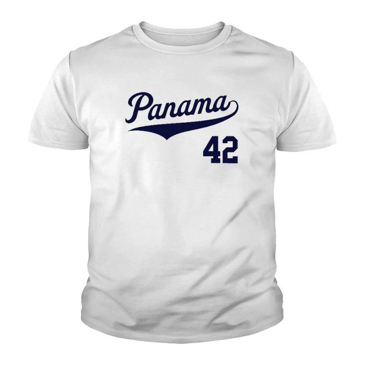 Panama Baseball Soccer Jersey Futbol Beisbol 42 Ver2 Youth T-shirt