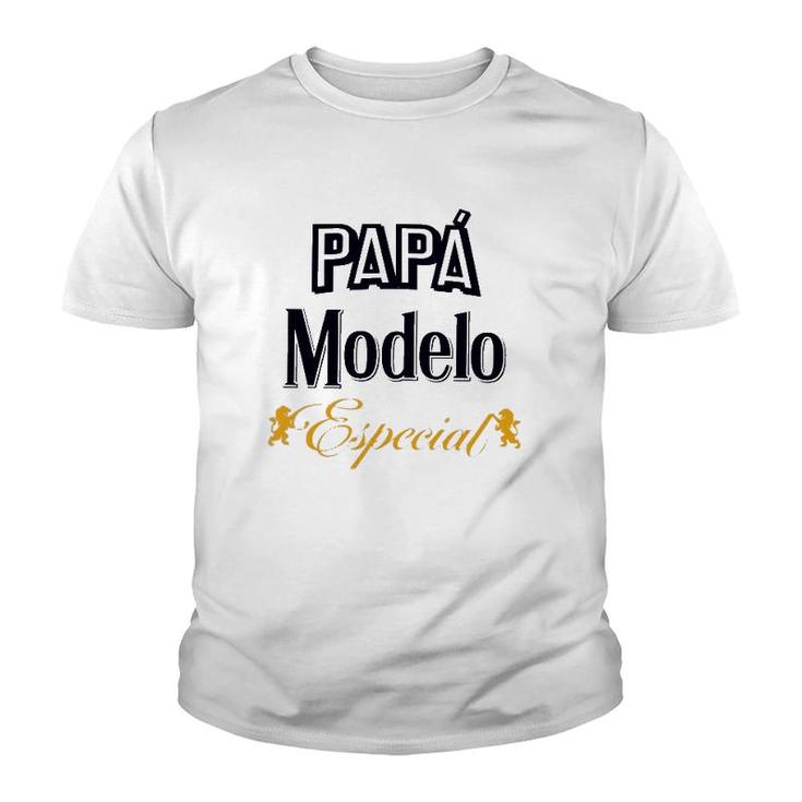 Papá Modelo Especial Mexican Beer Father's Day Youth T-shirt