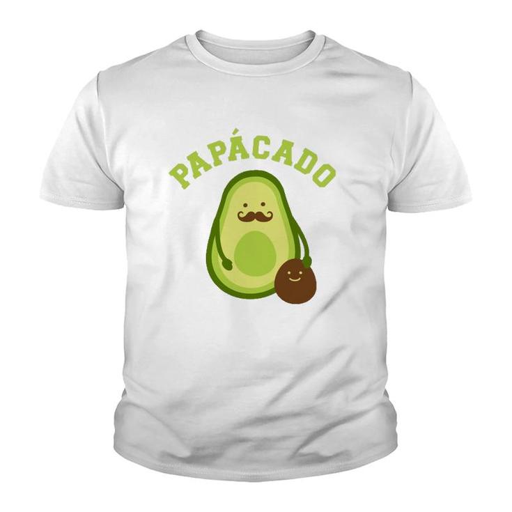 Papá Papácado Avocado Dad Gift Youth T-shirt