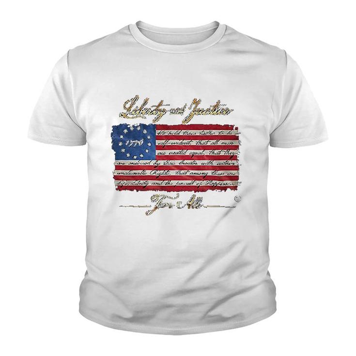 Patriotic Patriotic 1776 Betsy Ross Youth T-shirt