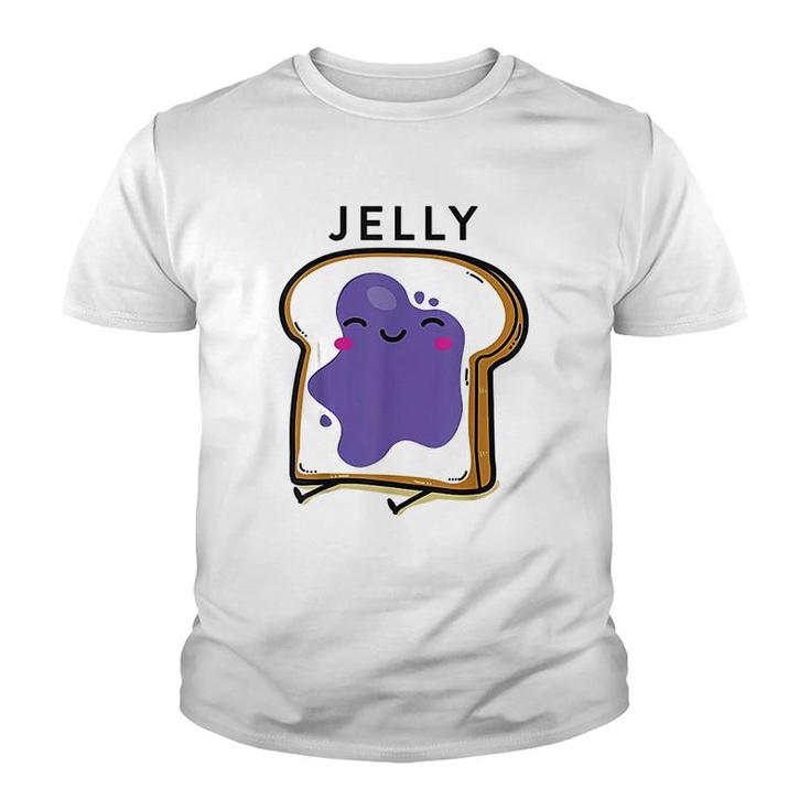 Peanut Butter And Jelly Matching Couple Youth T-shirt