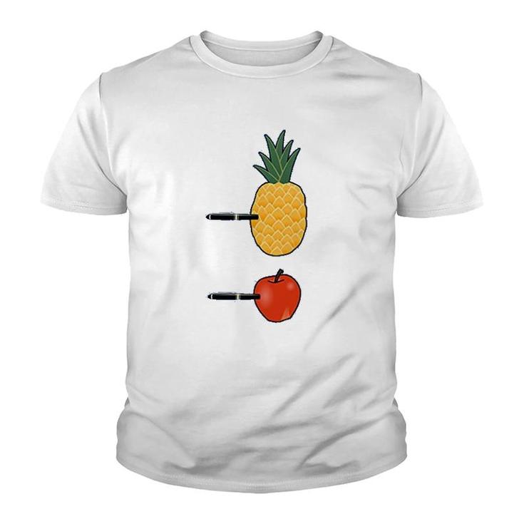 Pen Pineapple Apple Pen Meme Youth T-shirt