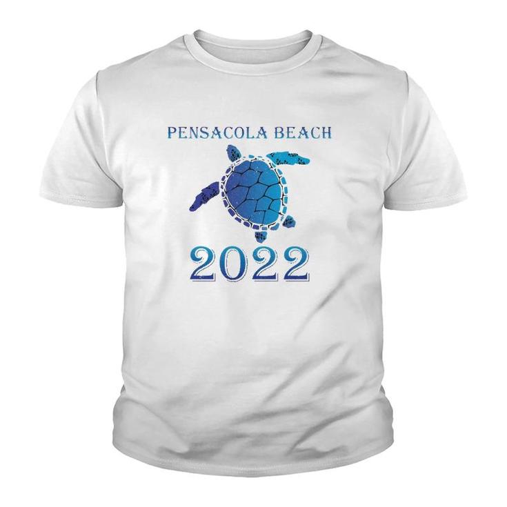 Pensacola Beach Florida Spring Break 2022 Sea Turtle Youth T-shirt