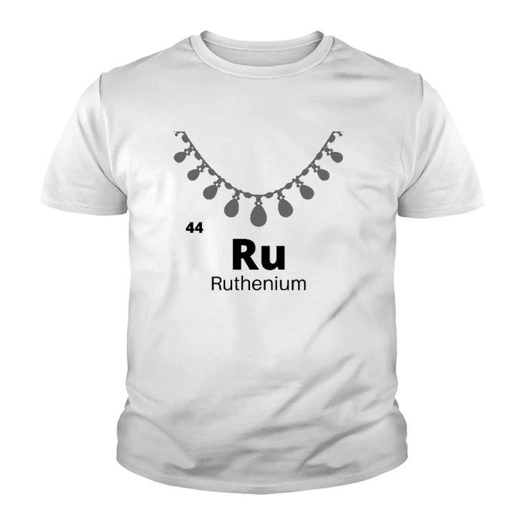 Periodic Table Of Elements Ruthenium Ruth Science Youth T-shirt
