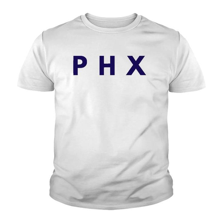 Phoenix Az Fans Latitude & Longitude Phx Basketball Youth T-shirt